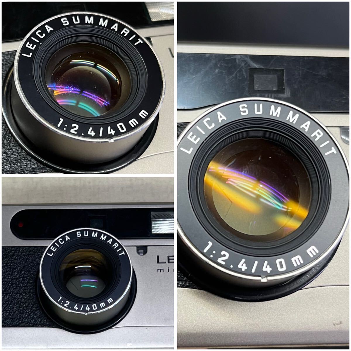 [Electricity, shutter, and flash confirmed! ]LEICA Leica minilux compact film camera 1:2.4/40mm with case camera 1:2.4 40mm [v1195912115]