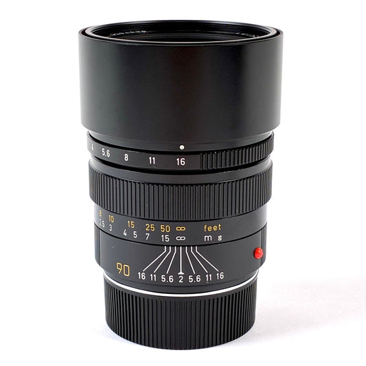 Leica SUMMICRON-M 90mm F2 Black Camera Lens [r1196036899]