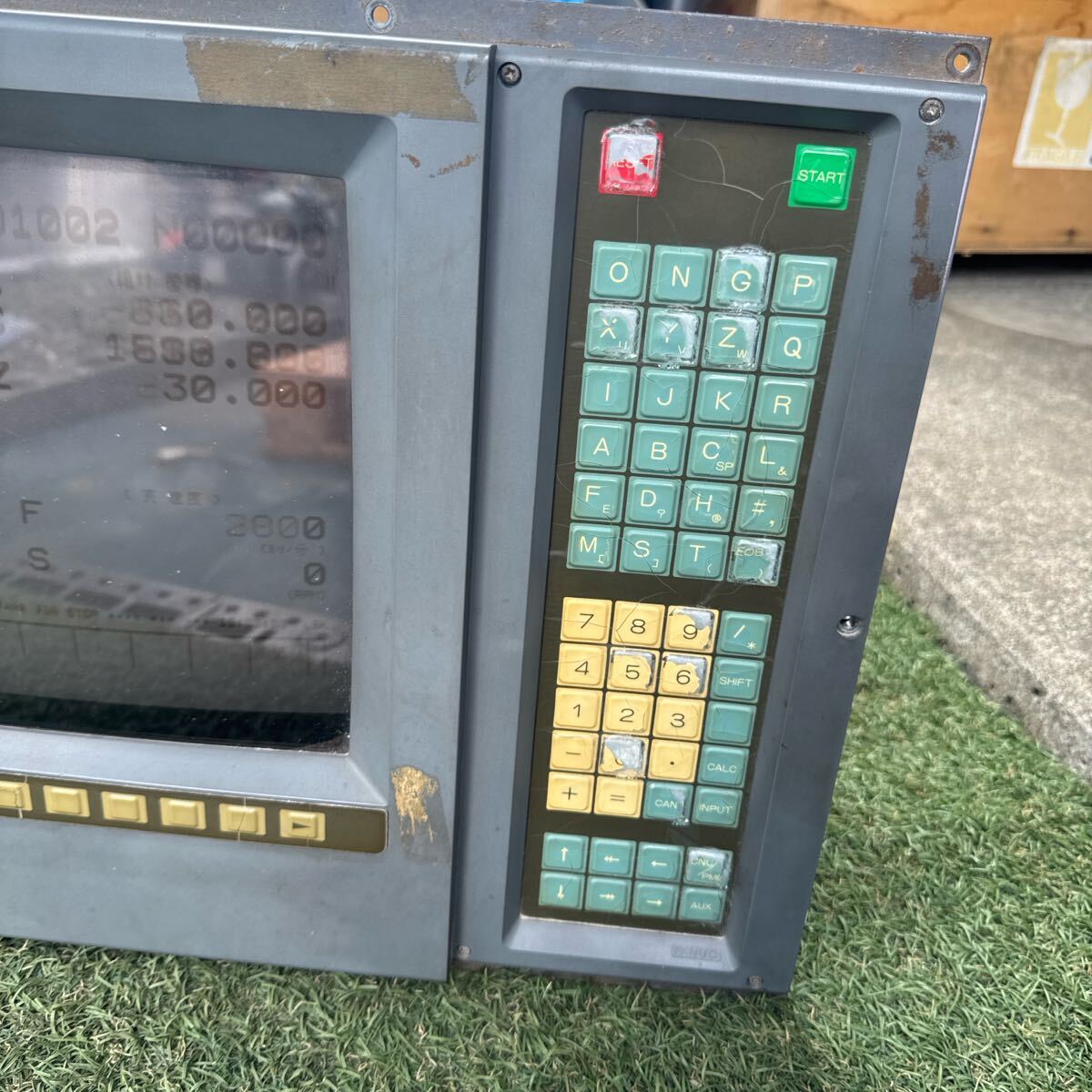 FANUC A61L-0001-0094 CRT Operator Panel Display Module Interface D15CM-04B [w1196232942]