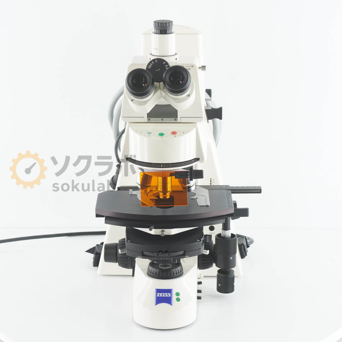 Carl Zeiss Axioskop 2 plus HBO 100 HAL 100 W-Pl 10X/23 20X 40X 100X Microscope [s1199198926]