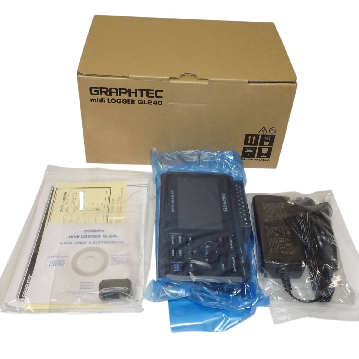 GRAPHTEC GL240-SD Data Logger Multi-Channel Insulated Handy Logger with SD Memory Card [m1197453352]