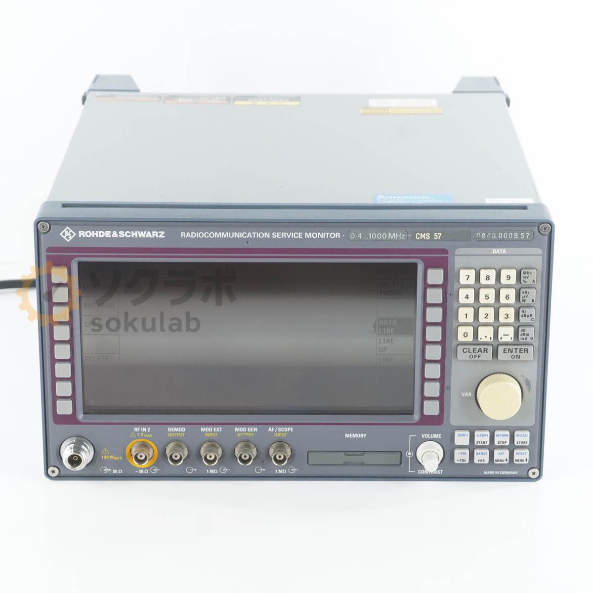 Rohde & Schwarz R&S CMS57 RADIOCOMMUNICATION SERVICE MONITOR 0.4-1000M Hz [u1197930905]