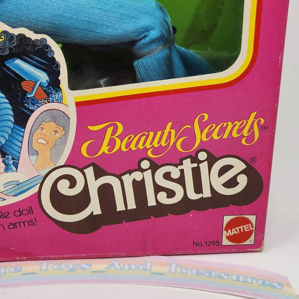 Mattel 1979 Beauty Secrets Christie Doll 100% Complete Box #1295 [d1197934478]