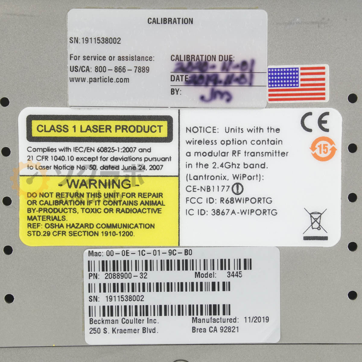 Beckman Coulter 3400 Particle Counter [x1199077736]