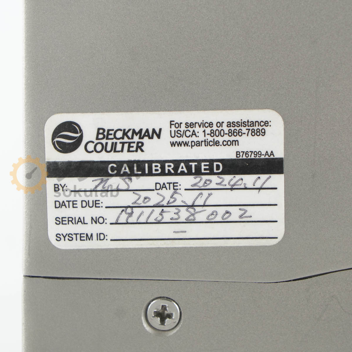 Beckman Coulter 3400 Particle Counter [x1199077736]