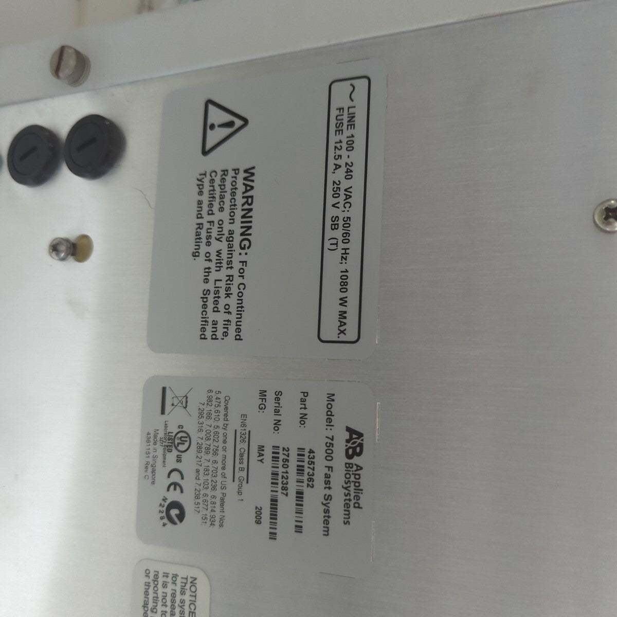 Applied Biosystems 7500 Real Time PCR System [c1198991659]