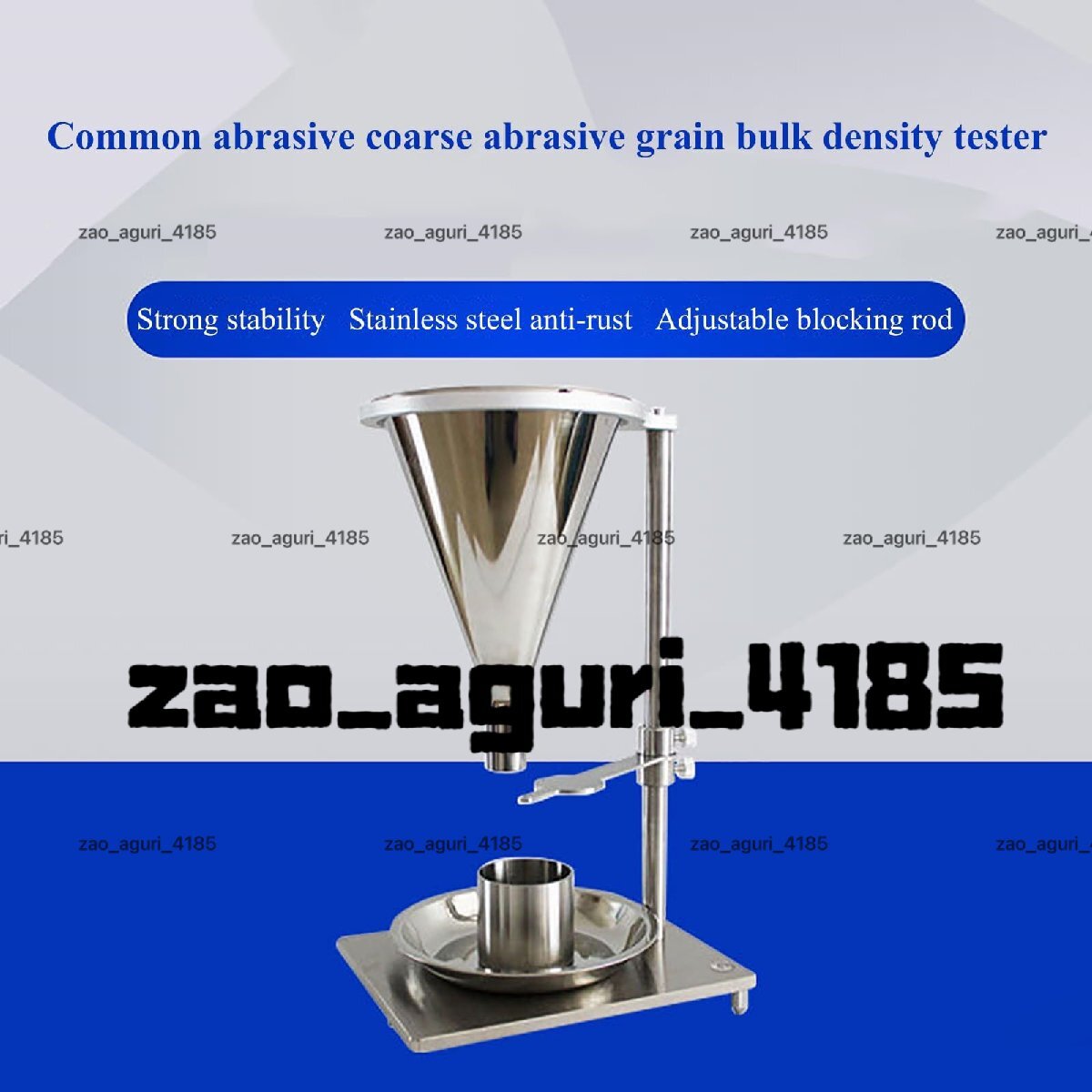Density Meter - Bulk Density Measurement Device - Exit Diameter 20±0.5mm - Measurement Error ±0.02 g/cm3 - For Powders and Particles [m1199525286]