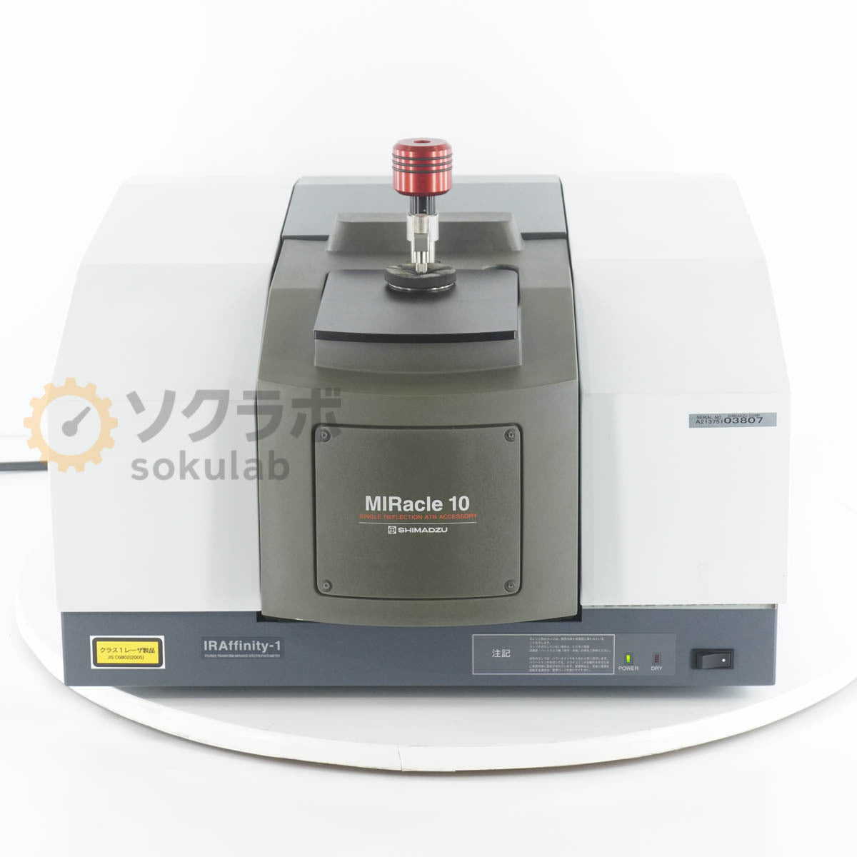 Shimadzu IRAffinity-1 MIRacle 10 Ge ATR SHIMADZU FT-IR FOURIER TRANSFORM INFRARED SPECTROMETER [t1199564324]