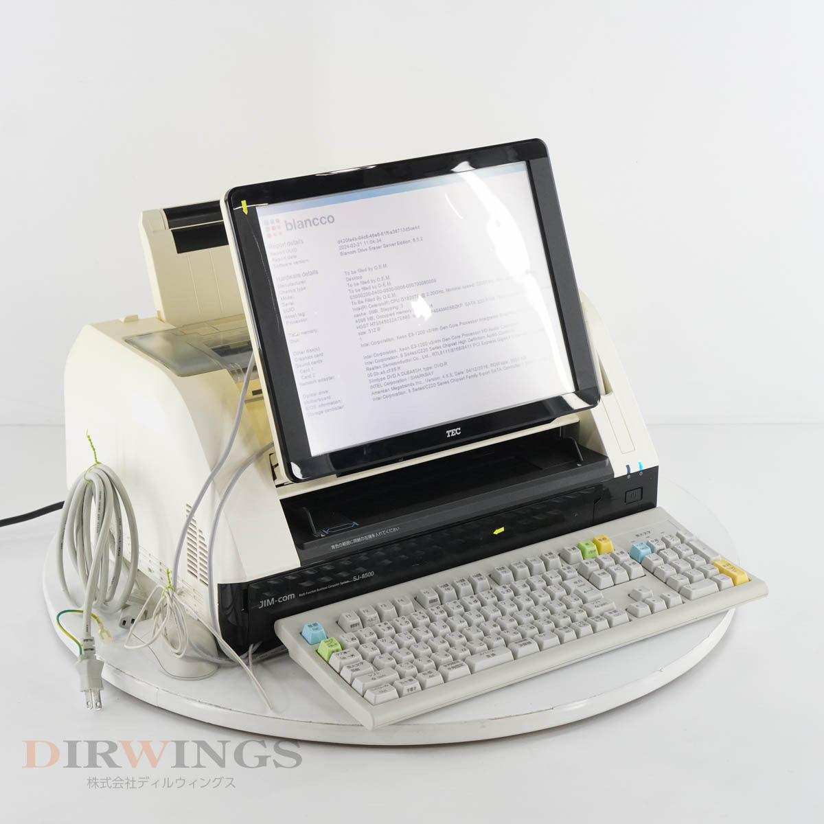 TEC SJ-8500-R JIM-com Office Computer with Power Cord [d1205861293]