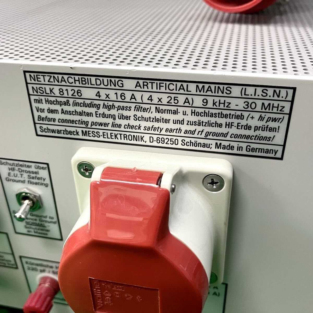 Schwarzbeck Artificial Mains Network LISN (untested) [1199916009]