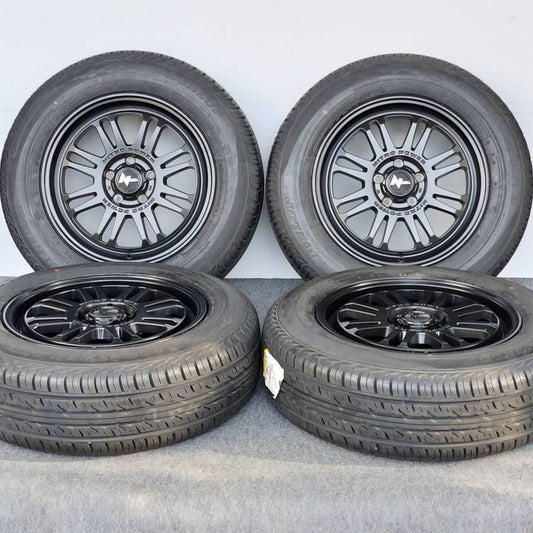 Nitro Power M16 Assault 17x7.0J+42 5H114.3 Wheel with DUNLOP GRANDTREK PT2 225/65R17 Tire for RAV4 CX-5 CX-8 Outlander Delica D:5 [q1199934951]