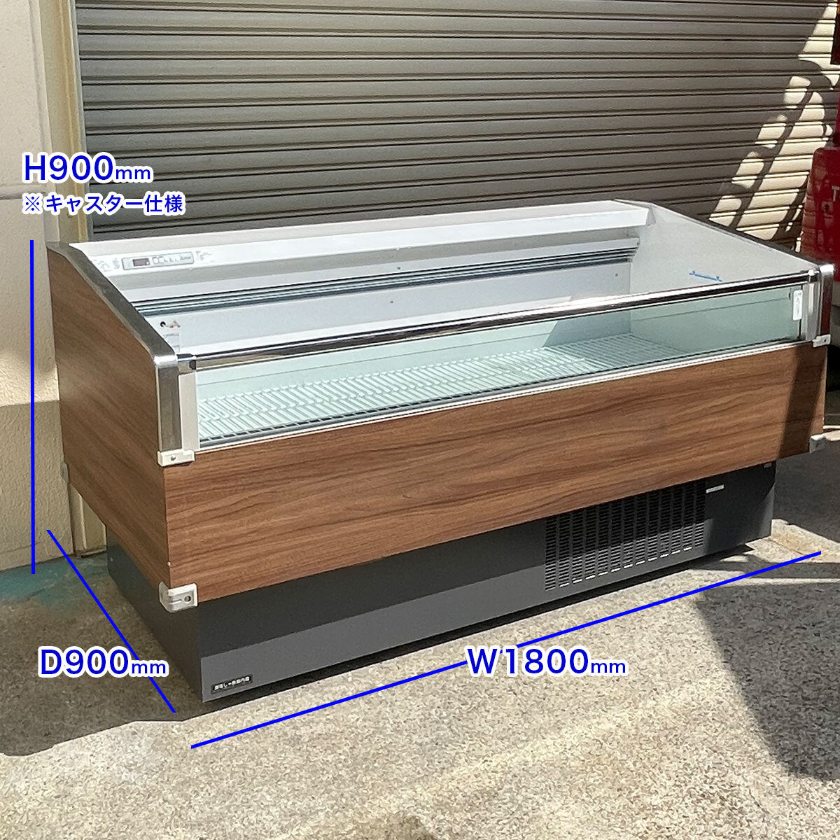 Mitsubishi Electric SG-JS680DRVF Open Flat Type Freezer Showcase 1800mm 100V [s1203269502]