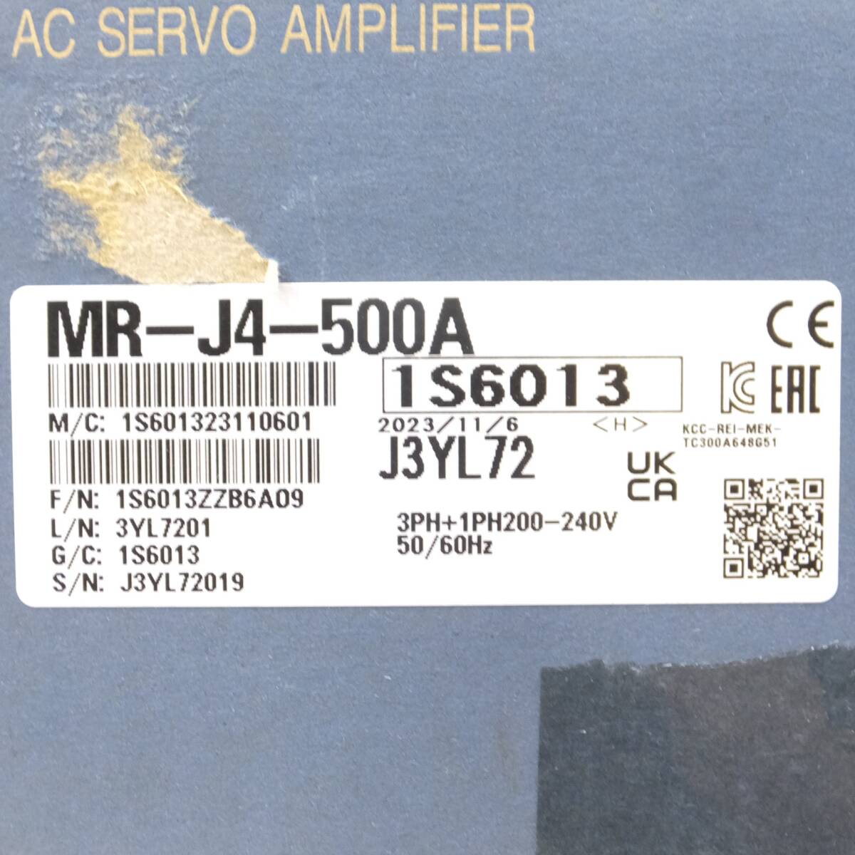 Mitsubishi Electric MR-J4-500A AC Servo Amplifier General Purpose Type 5kW Three Phase AC 200V [o1203587633]