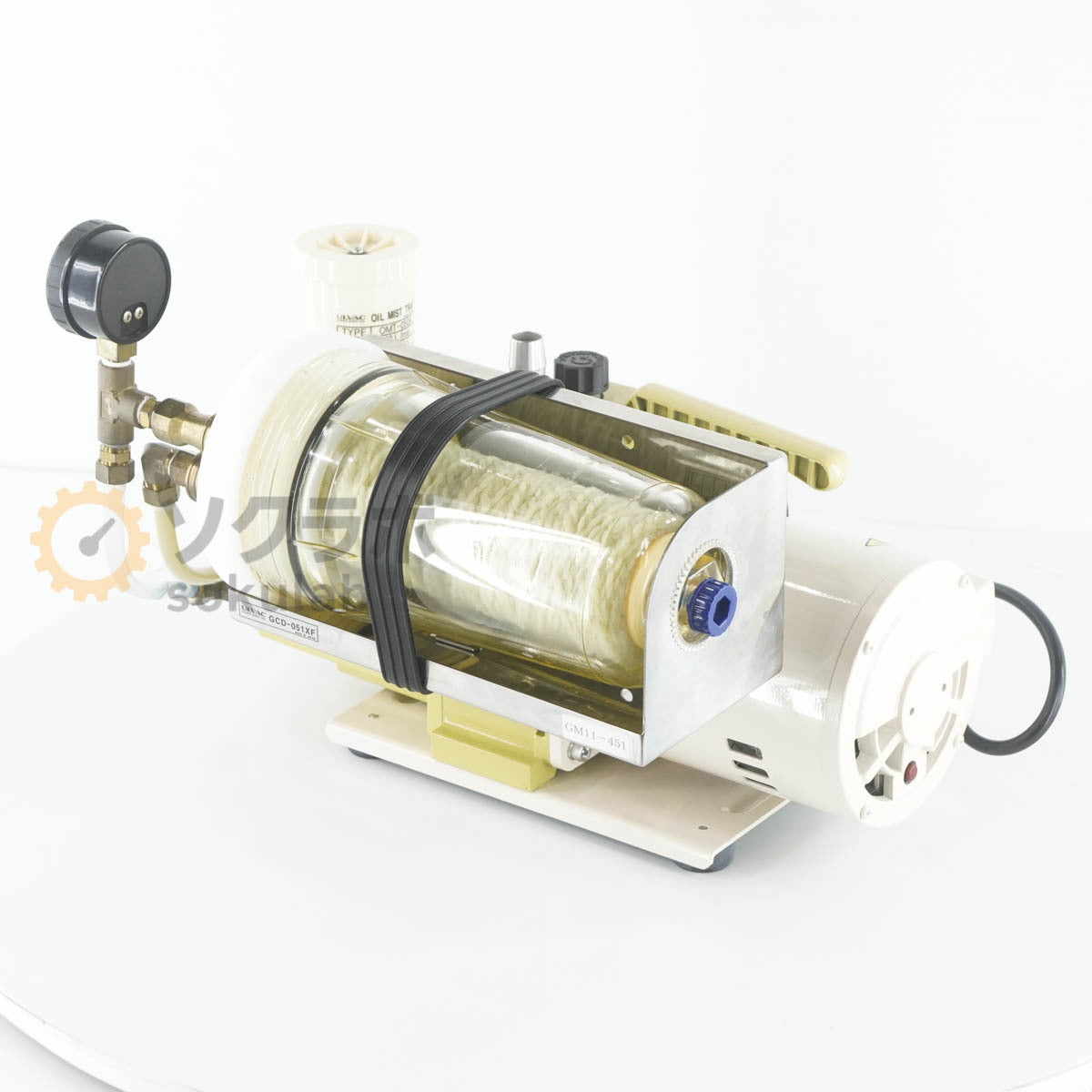 ULVAC GCD-051XF Oil Rotary Vacuum Pump with Oil Filtration Cassette [r1205210289]