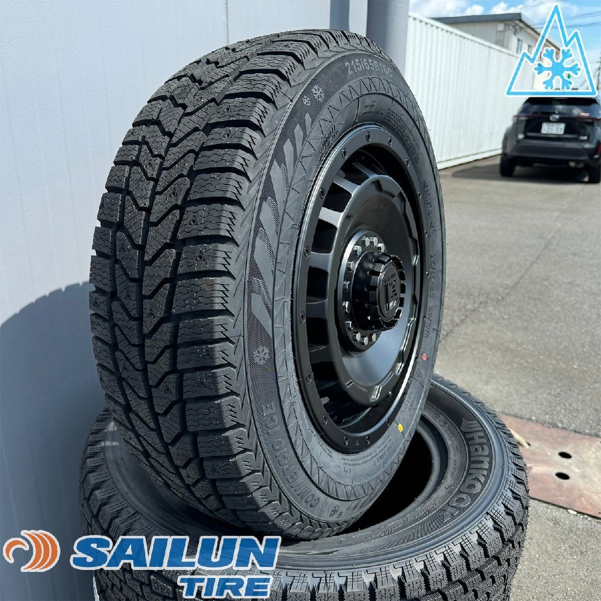 LEXXEL SwaGGer 215/65R16 Tire Wheel Set - Studless 16 Inch for Forester SH5 [l1204316383]