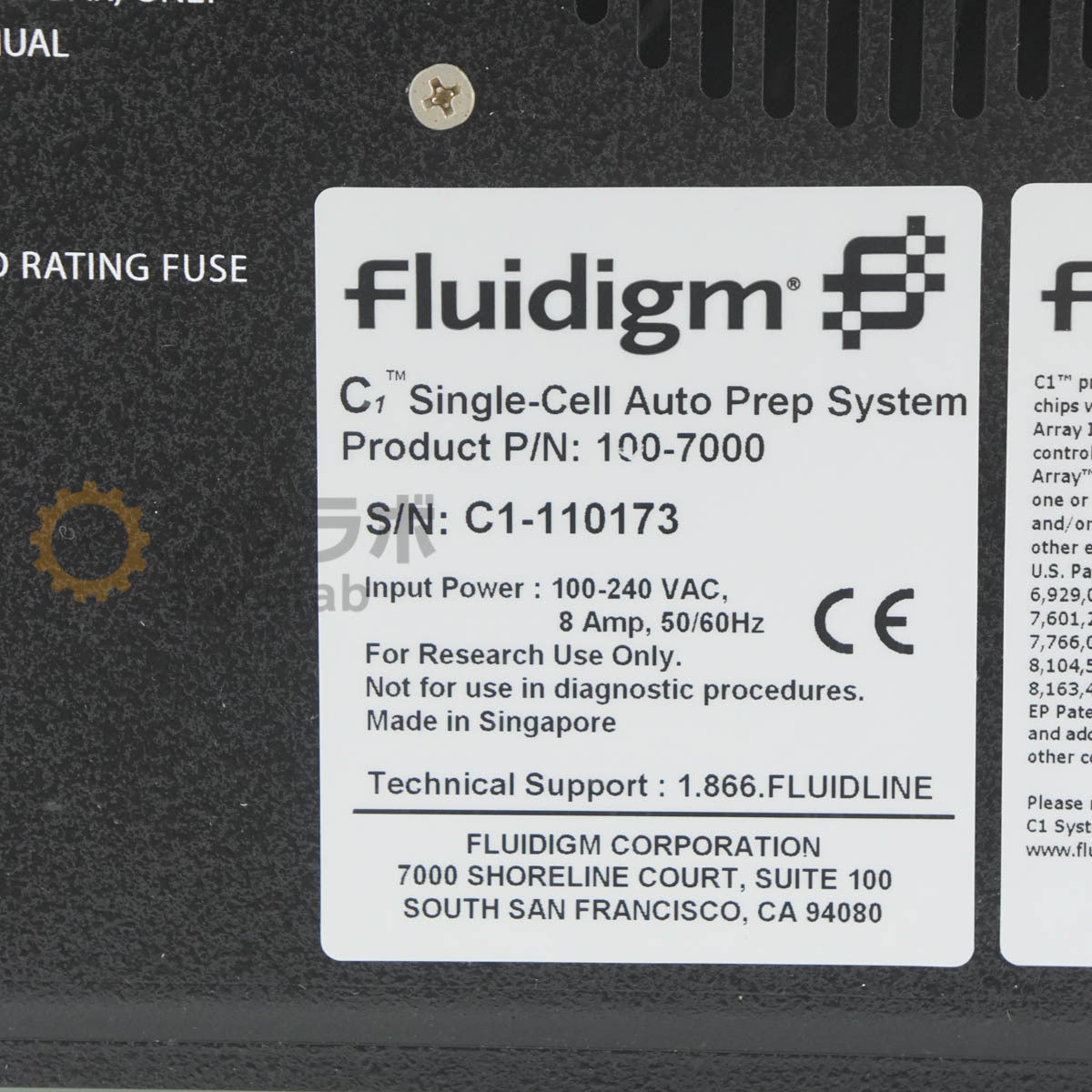 DW C1 System 100-7000 Fluidigm Single-Cell Auto Prep System [u1205105543]