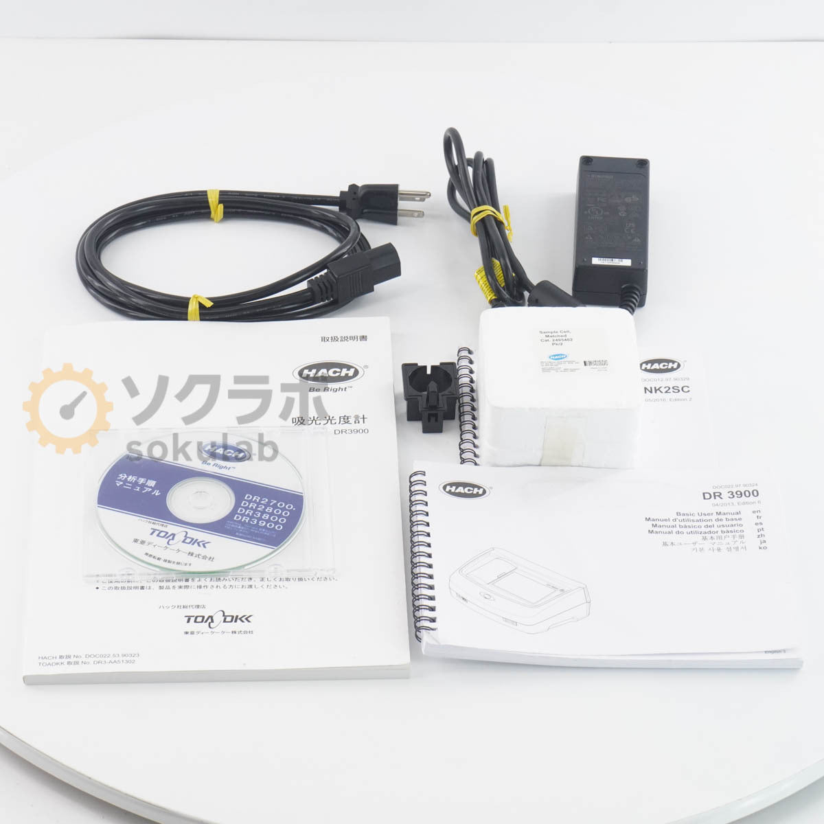 HACH DR3900 Spectrophotometer Absorption Photometer TOA DKK AC Adapter [c1205095631]