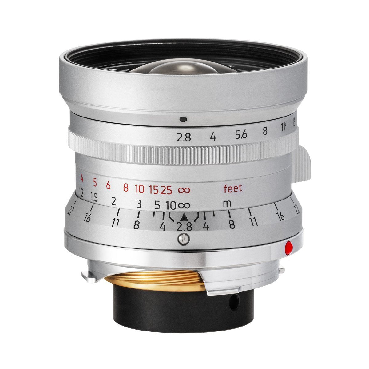 LIGHT LENS LAB M 28mm f/2.8 Wide Angle Leica M Mount Lens Silver [e1205473101]
