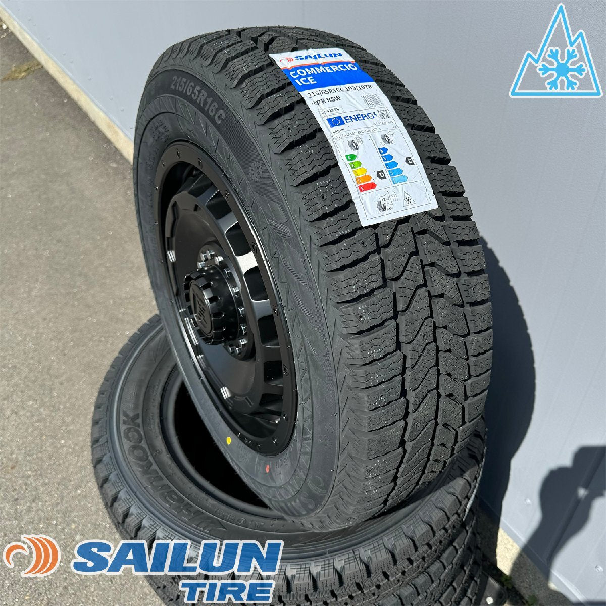 Immediate delivery Vehicle inspection compatible studless tire wheel set HIACE 200 series 215/65R16 107/109 Siren Comercio Ice SwaGGer [c1205487643]