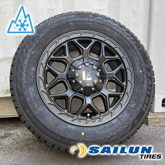 [New Set of 4] 2024 Vehicle Inspection Compatible Studless 200 Series Hiace InFerno Siren 215/65R16 16 Inch [t1205488075]
