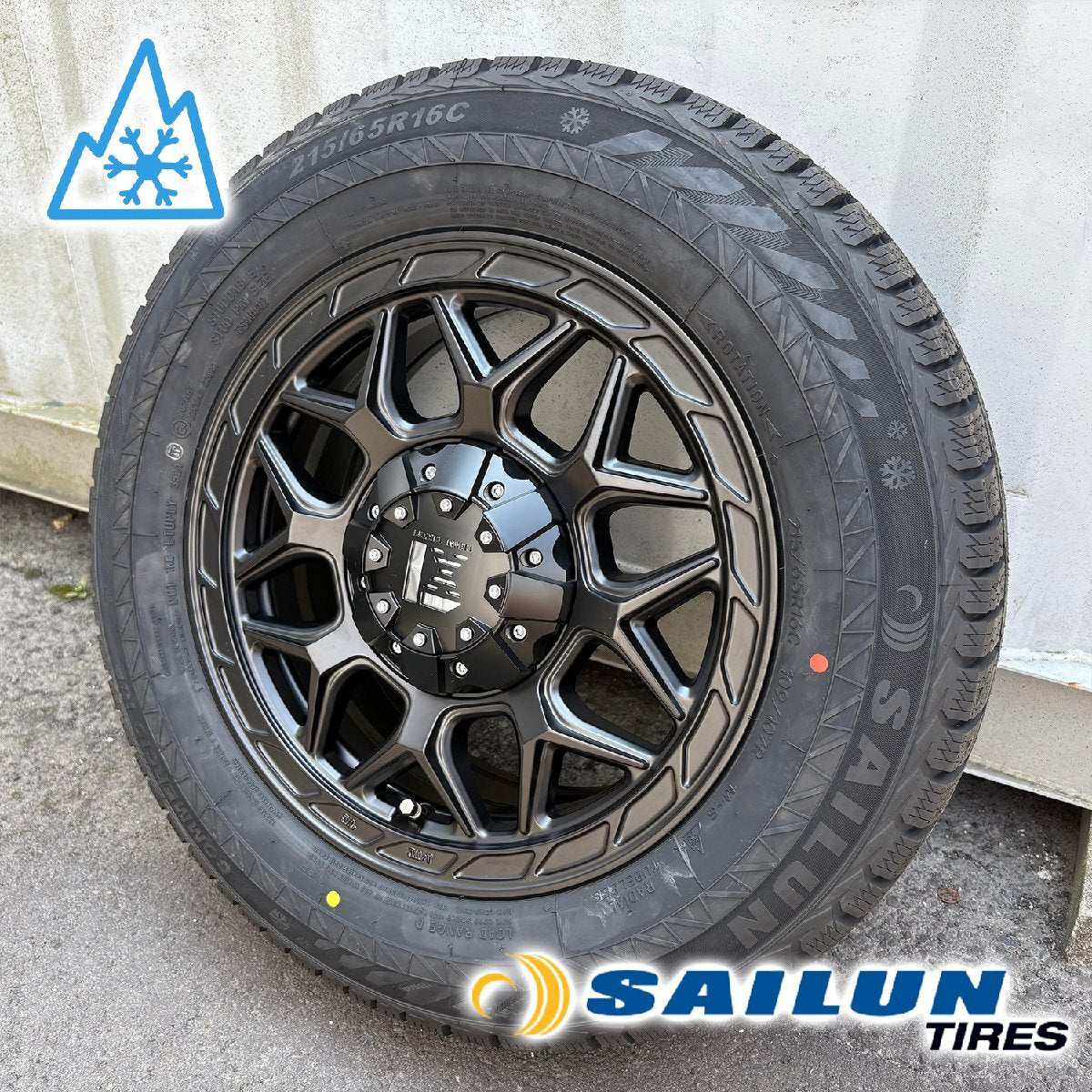 [New Set of 4] 2024 Vehicle Inspection Compatible Studless 200 Series Hiace InFerno Siren 215/65R16 16 Inch [v1205515790]