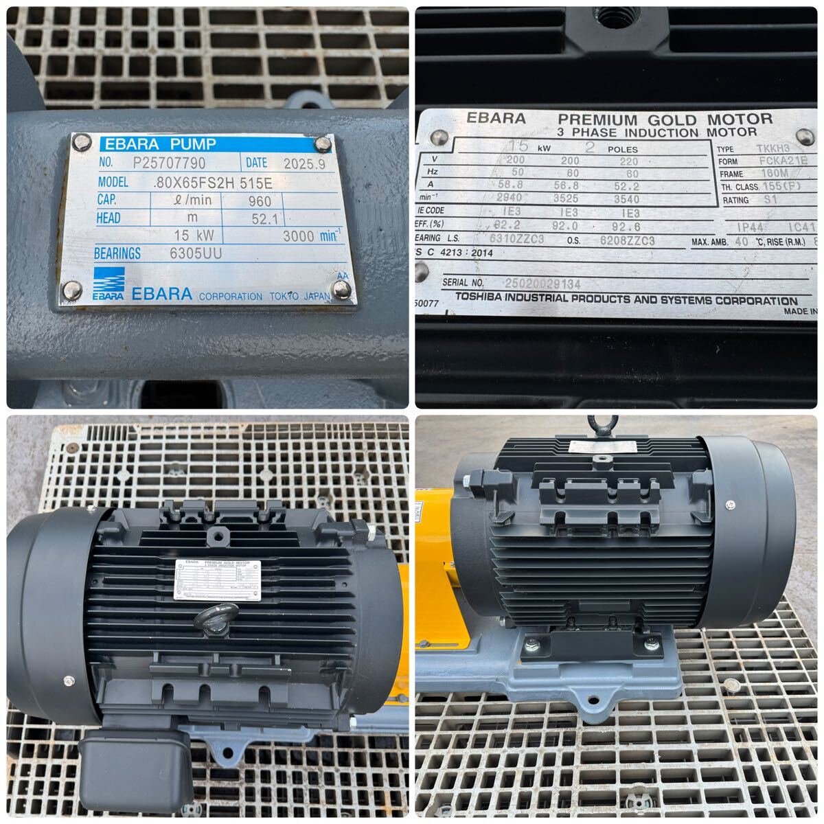 EBARA 80×65FS2H515E Pump [n1205672216]