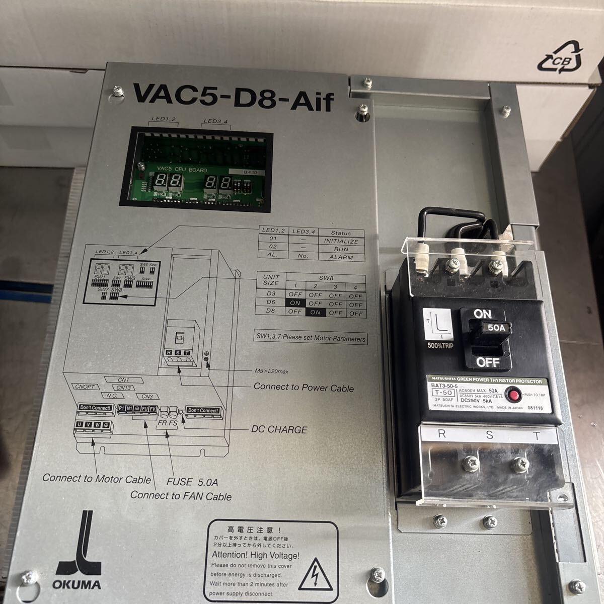 Okuma VAC5-D8-AIF Power Supply Unit [b1206427305]