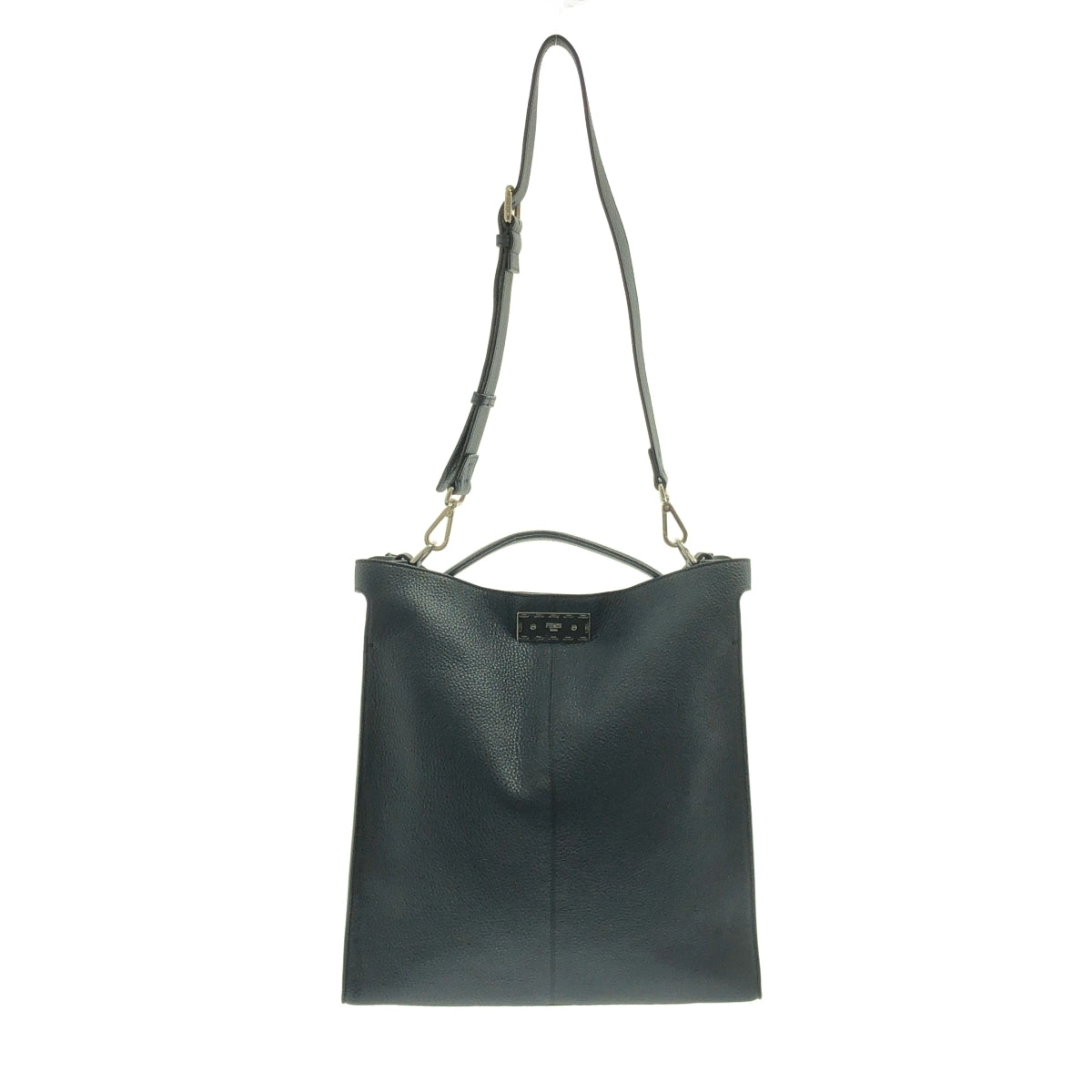 Fendi 2Way Peekaboo X-Light Fit Tote Bag Navy [x1206665475]