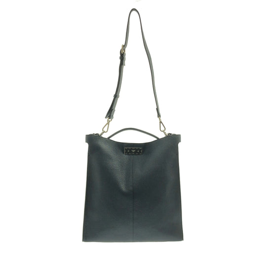 Fendi 2Way Peekaboo X-Light Fit Tote Bag Navy [x1206665475]