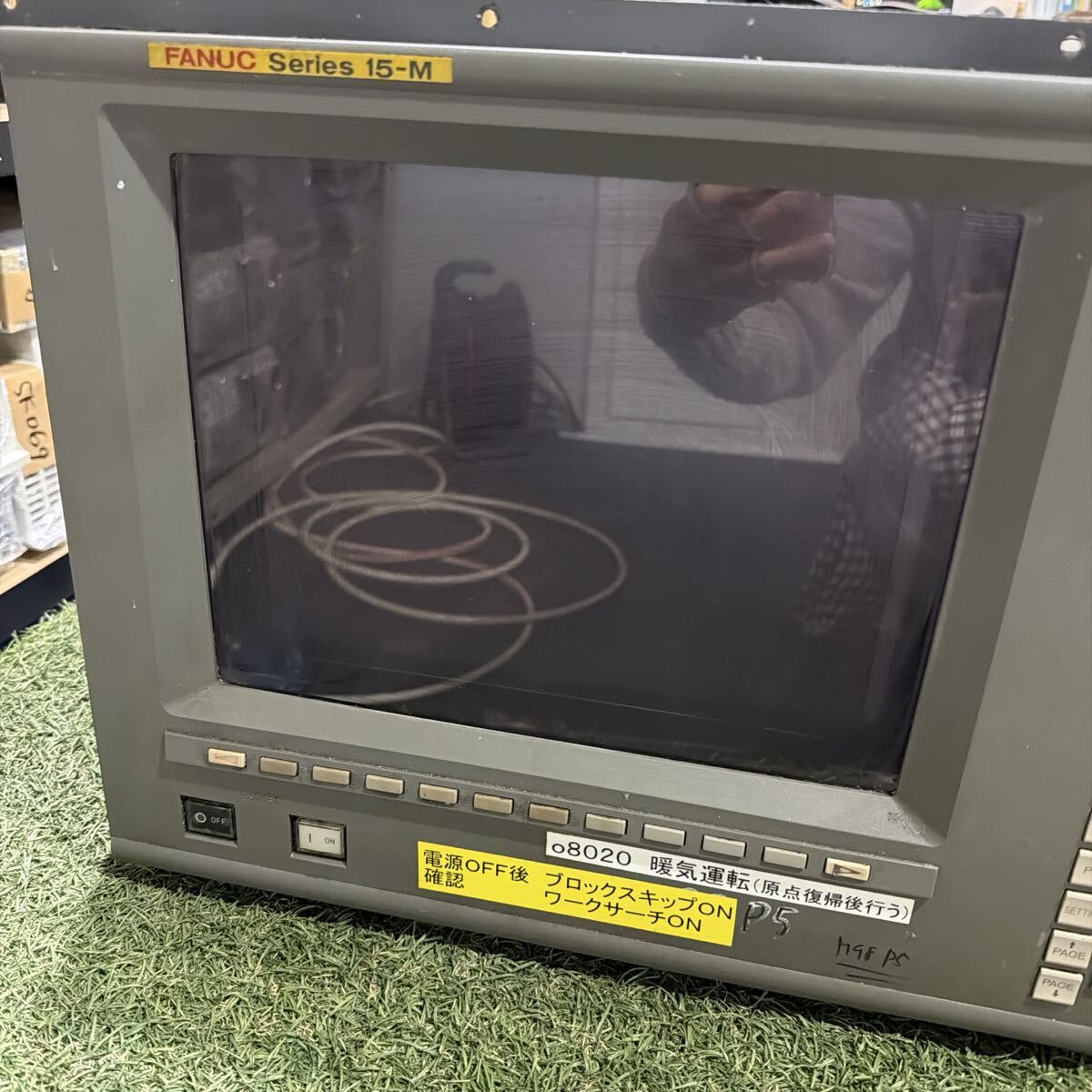 FANUC A02B-0163-C322 Controller with CRT/MDI Unit and LCD Unit D12CM-01B [v1207544313]