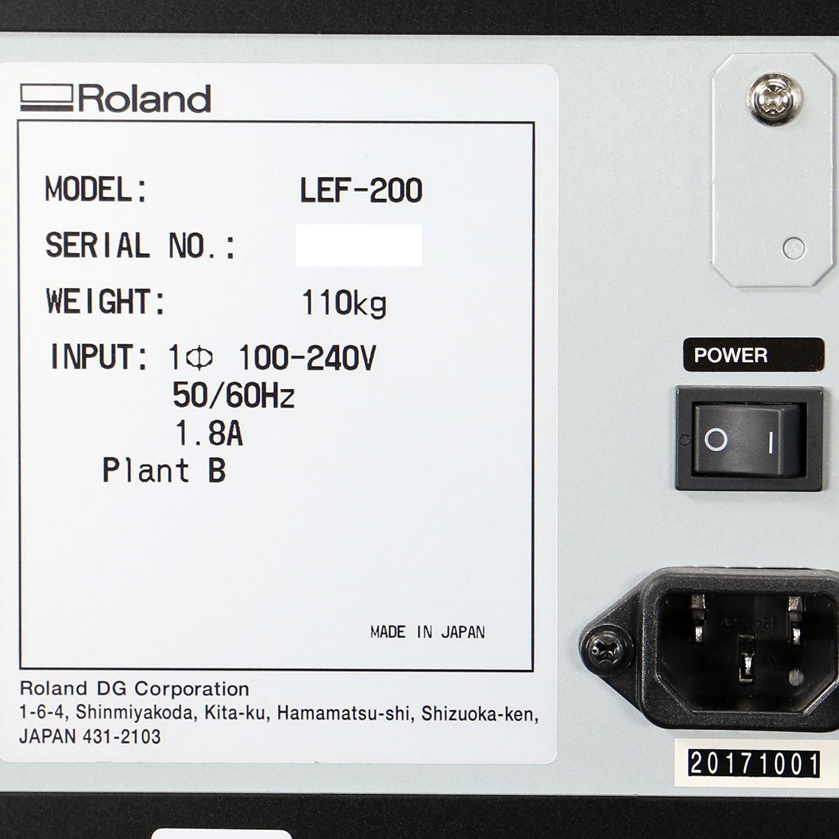 Roland VersaUV LEF-200 UV-LED Printer [c1207687121]