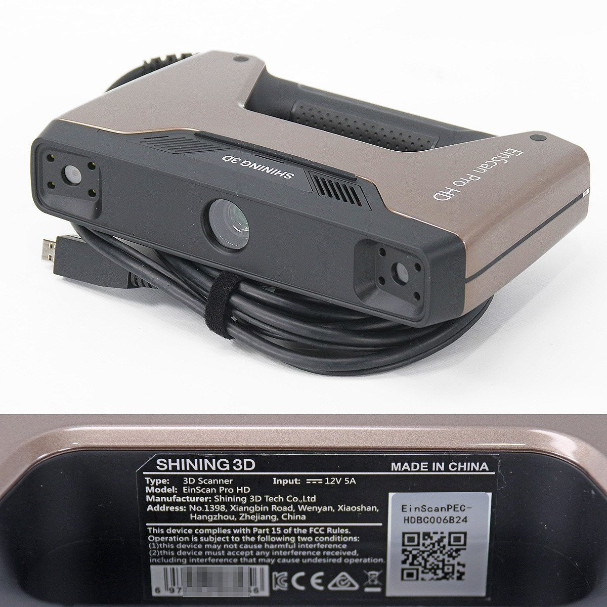 SHINING 3D EinScan Pro HD Handheld 3D Scanner [b1207873516]