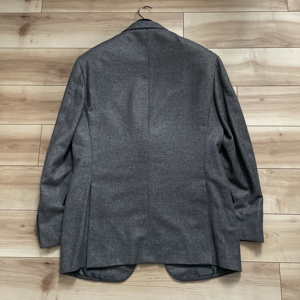 [Free Shipping] [Good Condition] BRIONI 100% Cashmere Highest Grade 3B Jacket Gray 50 Total Cashmere Tailored Blazer [l1207983132]