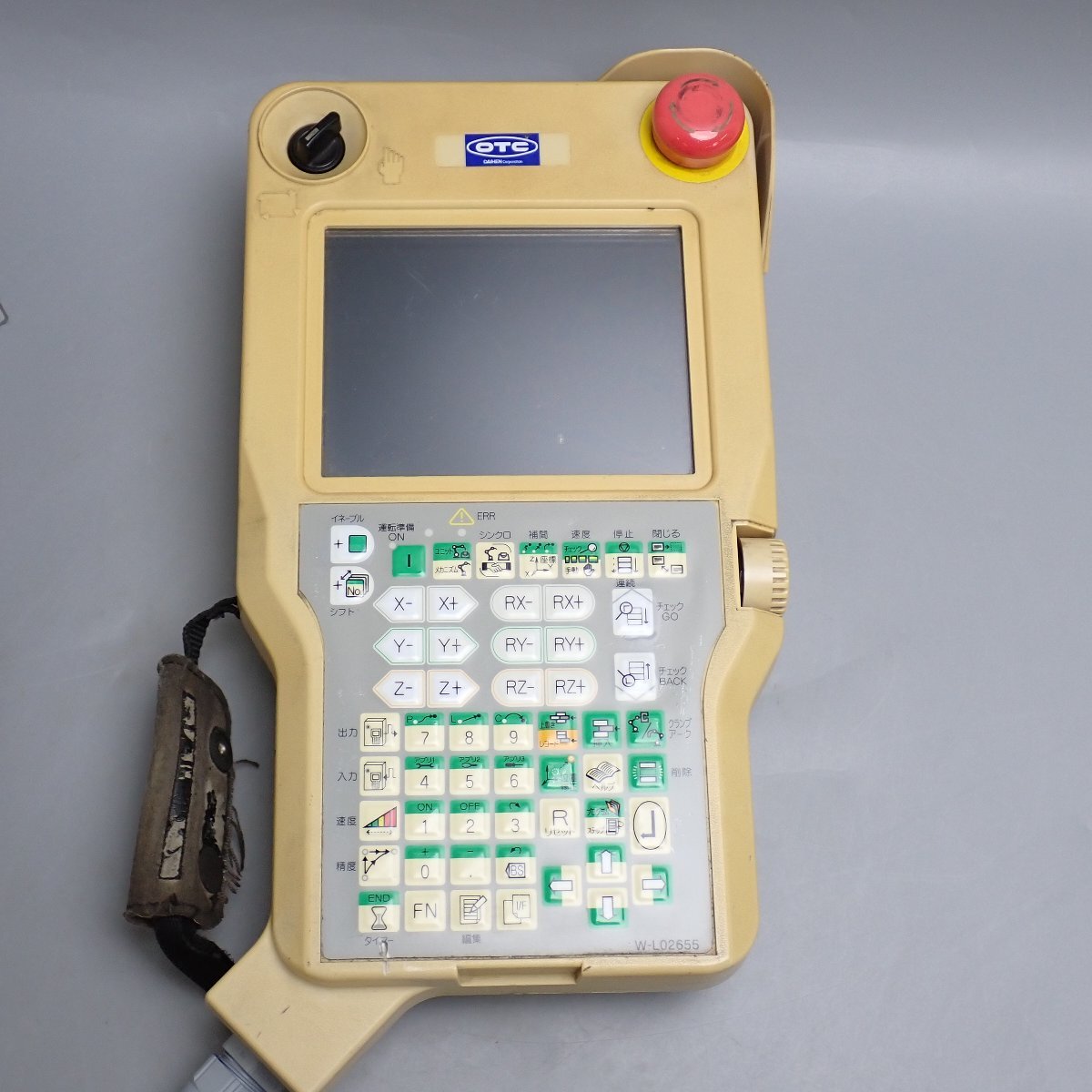DAIHEN W-L02655 Teach Pendant Industrial Robot Controller Input Device [w1208311152]