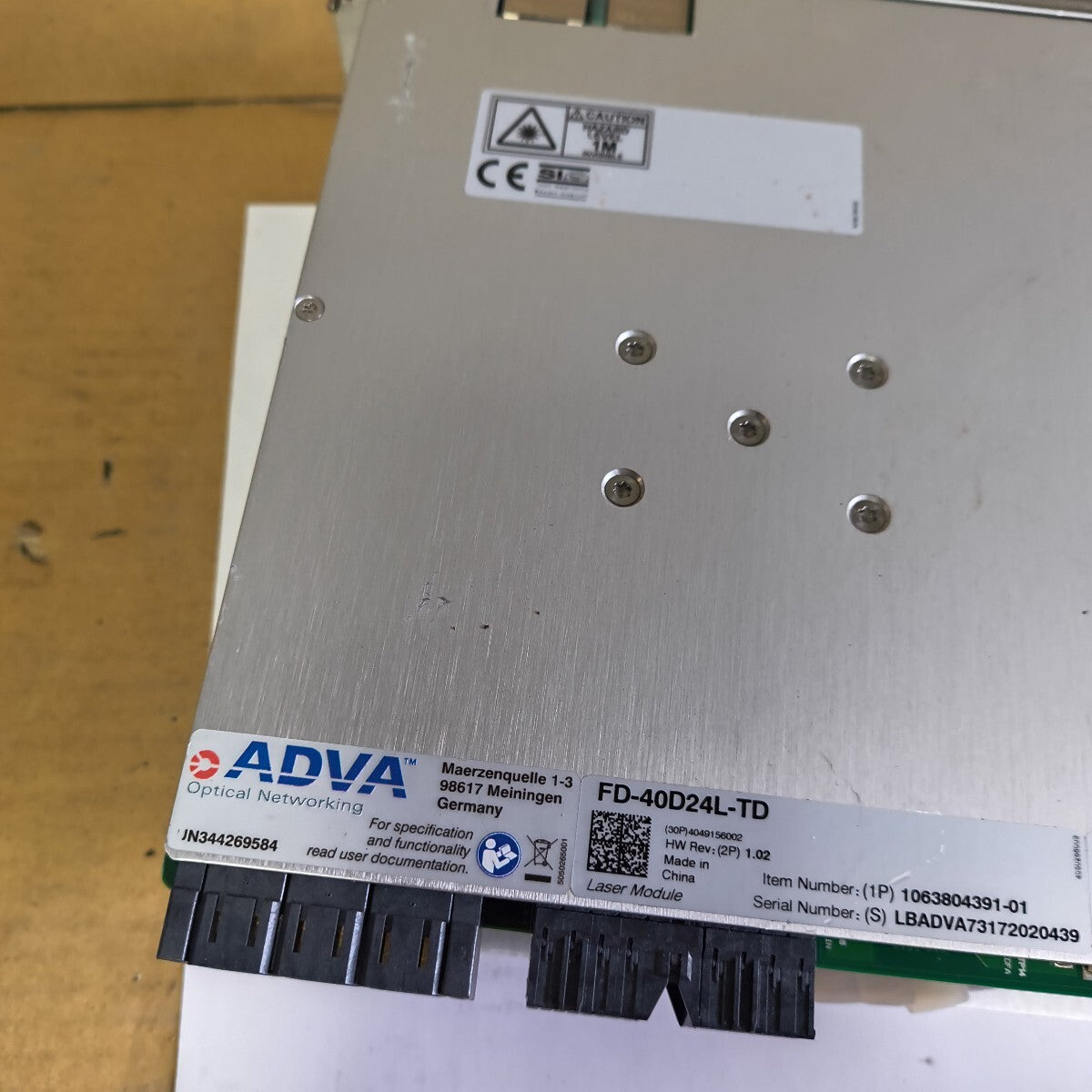 ADVA FD-40D24L-TD Amplification Filter Module [u1208433852]