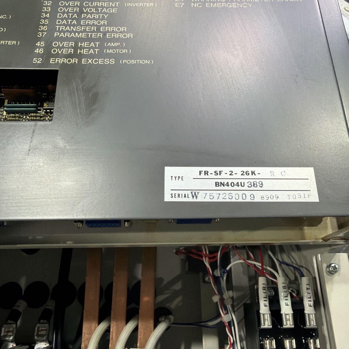 Mitsubishi Electric FR-SF-2-26K-RC AC Spindle Drive [q1208432870]