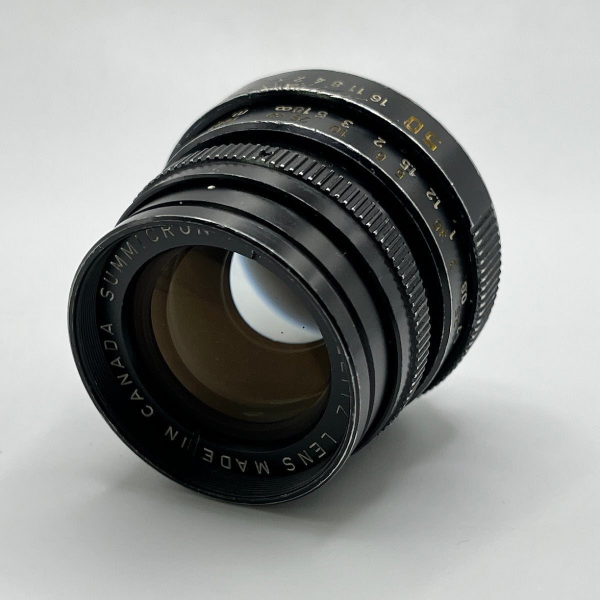 Leica SUMMICRON-M 50mm f2 Lens M Mount 3rd Generation Made in Canada 1981 [e1208528909]