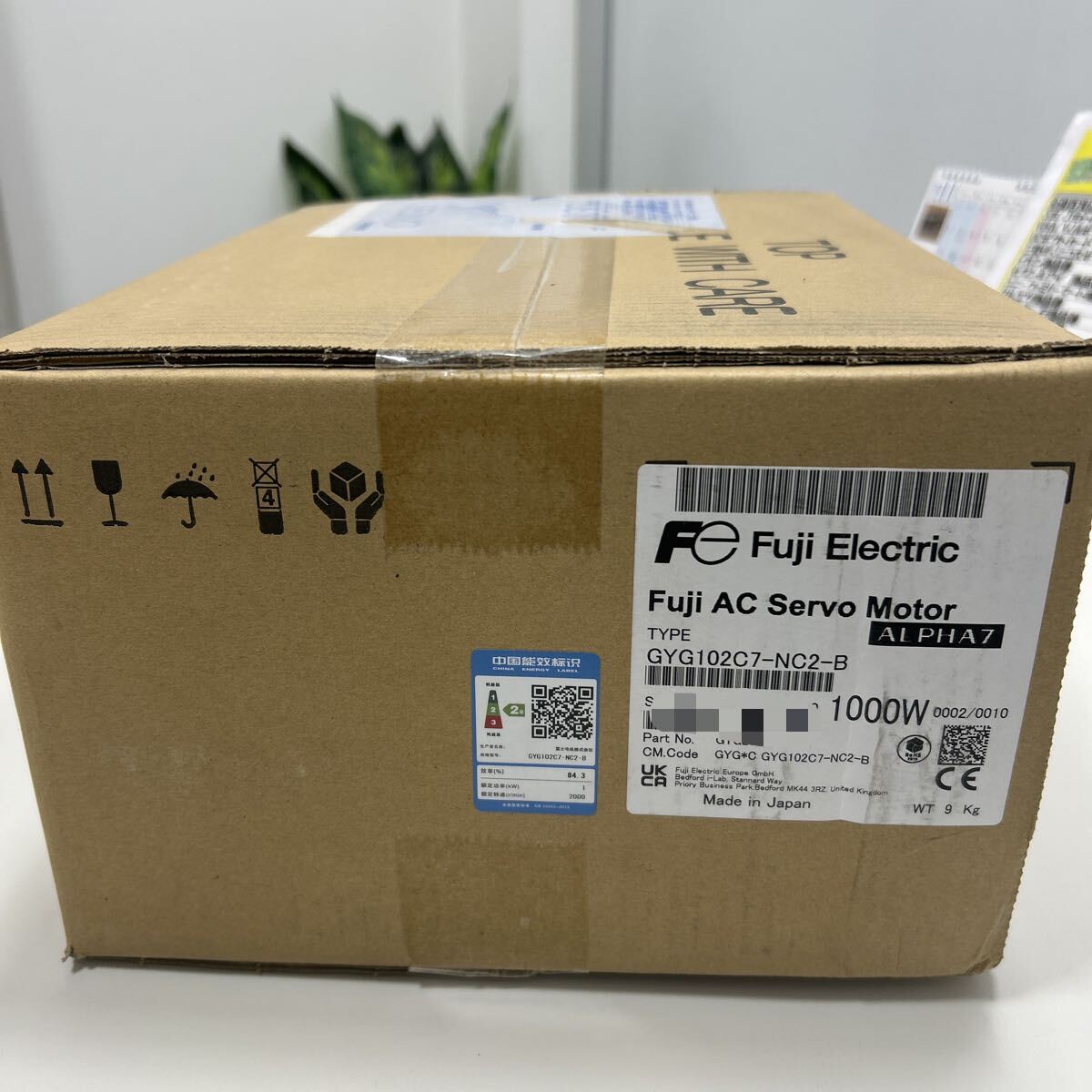 Fuji Electric ALPHA7 Servo Motor GYG102C7-NC2-B [o1208952556]