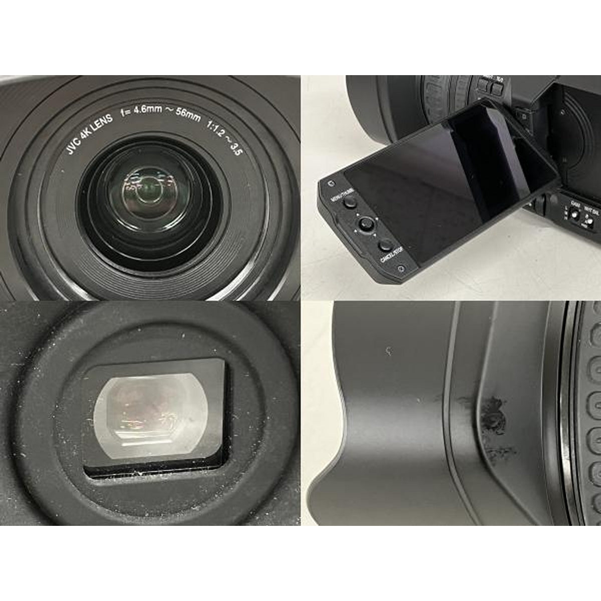 JVC GY-HM185 Camera Recorder 4.6mm-56mm 1.2-3.5 Video Camera 4K Shooting [h1208970816]