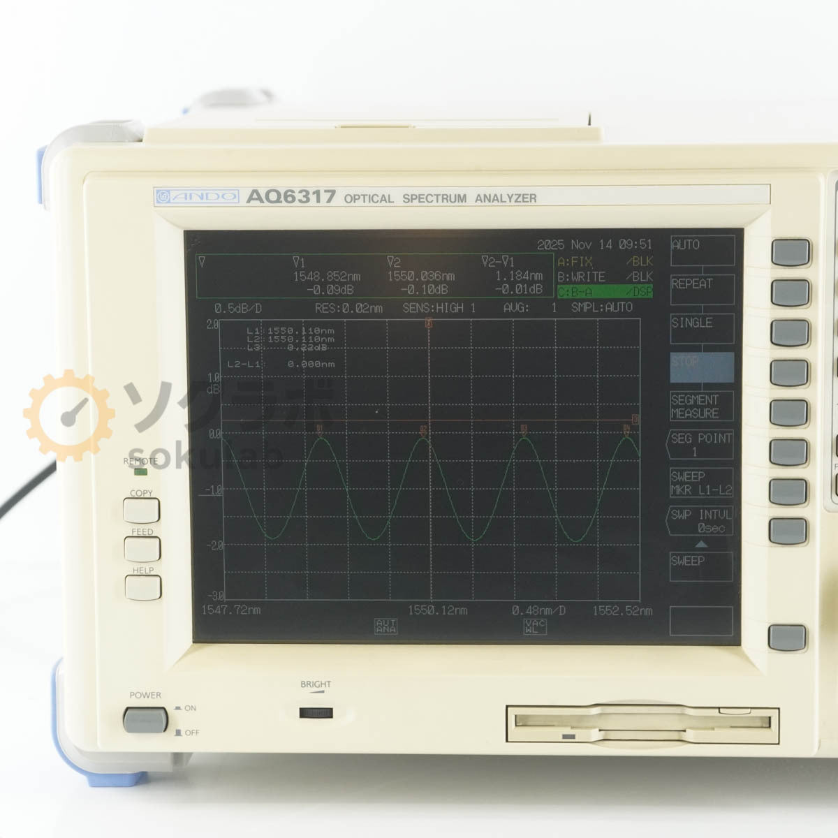 ANDO AQ6317 Optical Spectrum Analyzer [w1209329805]