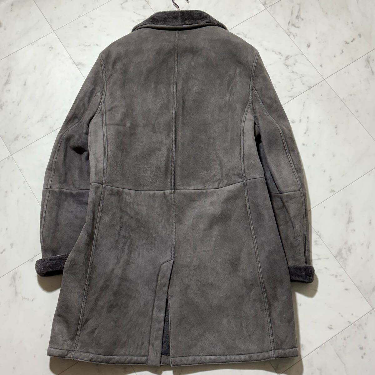 Regular price: 2.3 million yen!!! Legendary real shearling coat!!! [Brioni] Mysterious 54 size XXL◎ Good condition Smooth to the touch◎ Genuine leather, real skin◎ Long length [s1209894312]