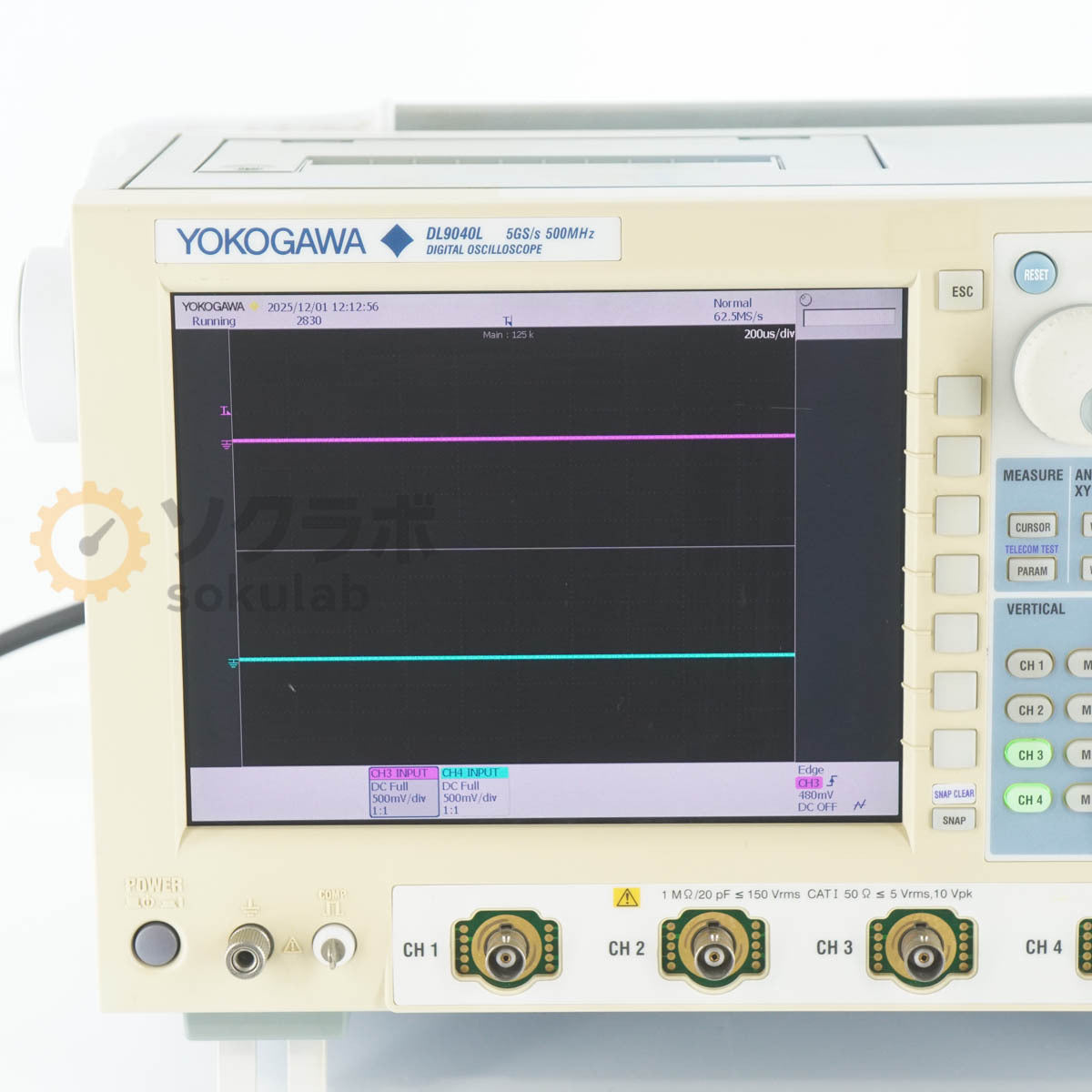 Yokogawa DL9040L Digital Oscilloscope 500MHz 5GS/s [k1210080380]