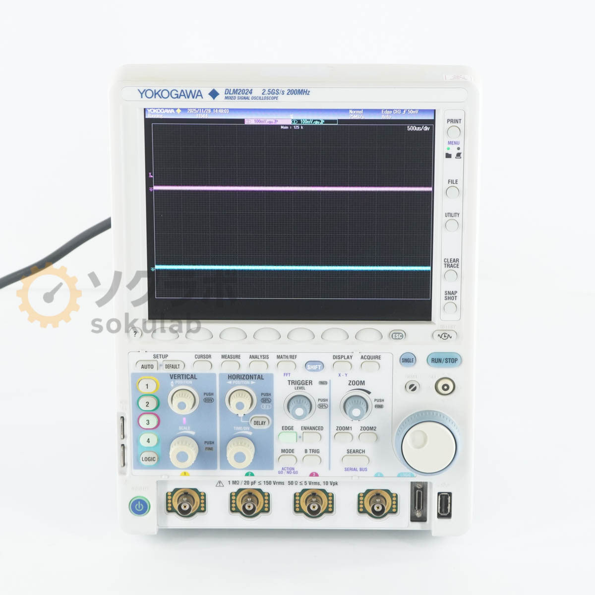 YOKOGAWA DLM2024 Mixed Signal Oscilloscope 200MHz 2.5GS/s [r1210066890]