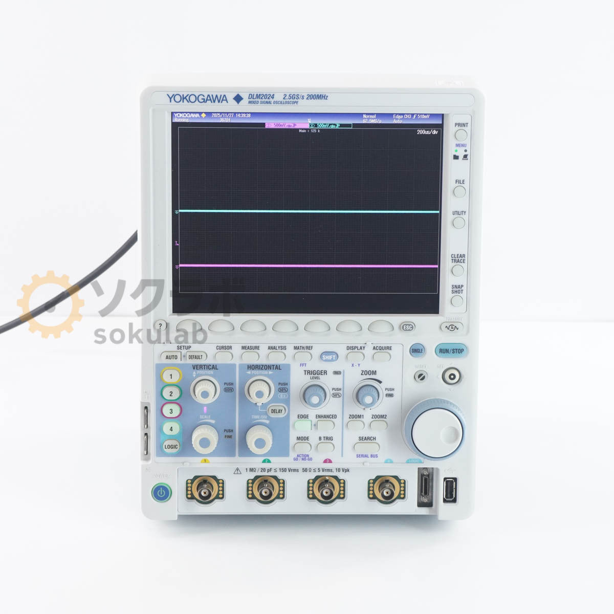 YOKOGAWA DLM2024 Mixed Signal Oscilloscope 200MHz 2.5GS/s [r1210067187]