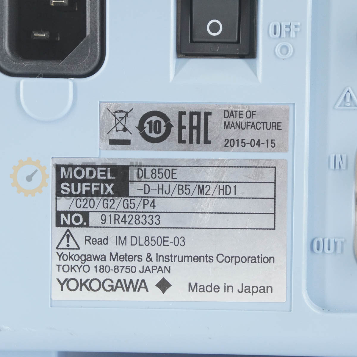 YOKOGAWA DL850E SCOPECORDER [k1210080068]