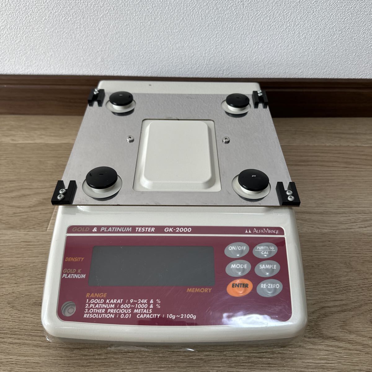 ALFA MIRAGE GK-2000 Precious Metal Tester Electronic Balance Hydrometer Complete Accessories [j1211008113]