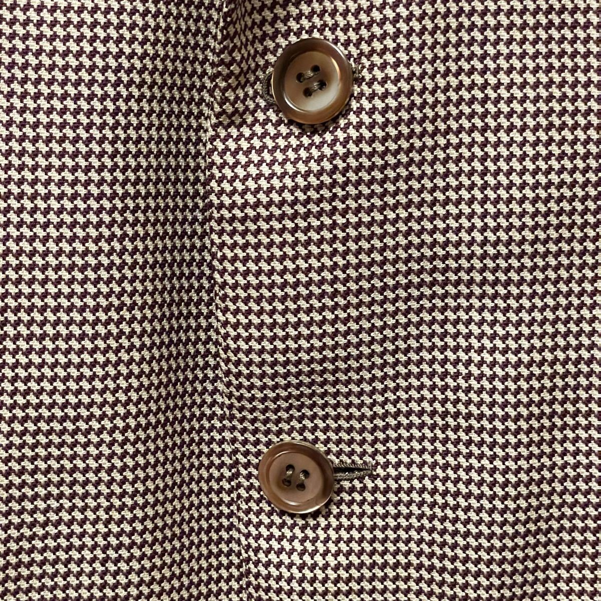 Brioni 46 Tailored Jacket Made in Italy Jacquard Weave Silk Brown Roman Style [k1211027445]