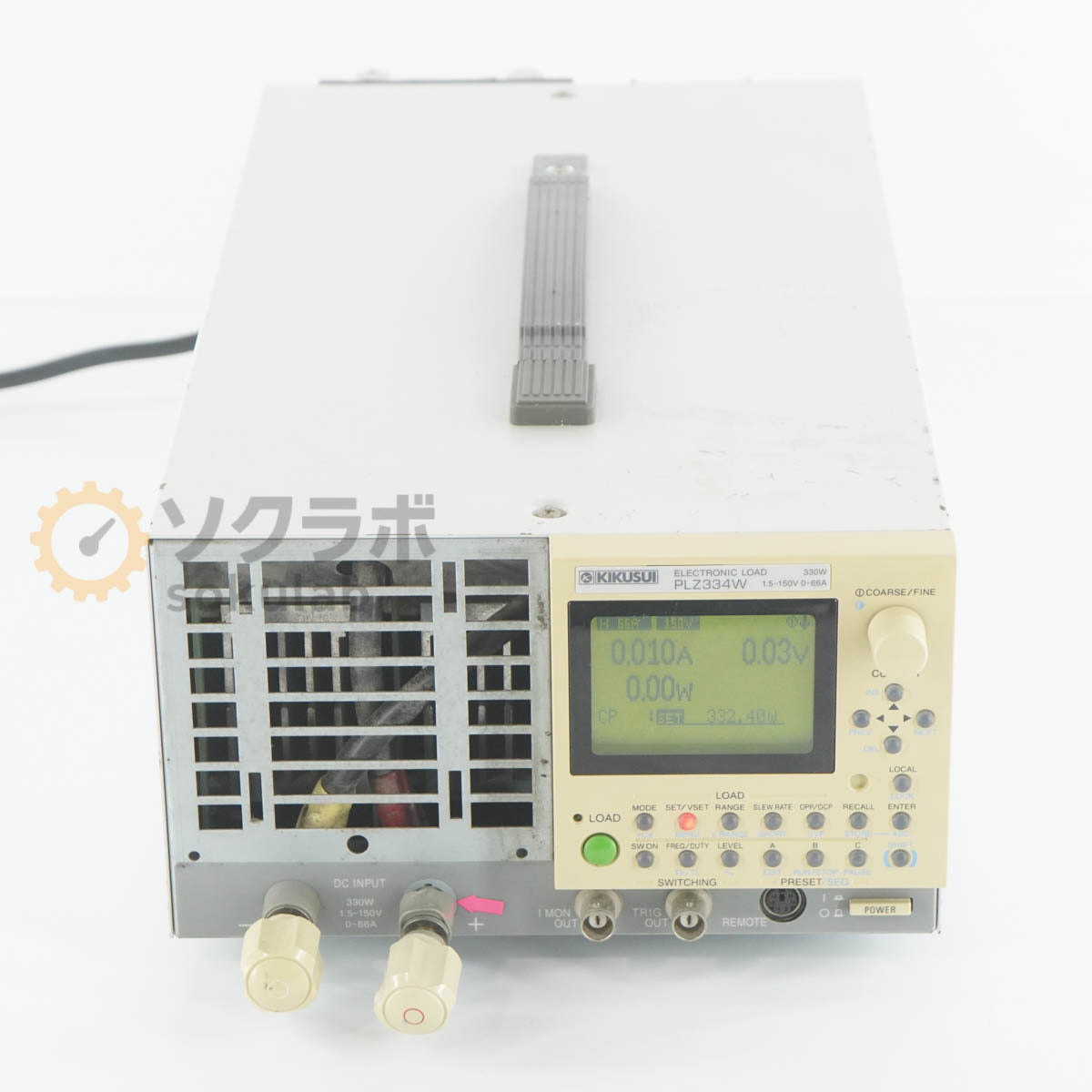 KIKUSUI PLZ334W ELECTRONIC LOAD 330W 1.5-150V 0-66A [x1211063016]