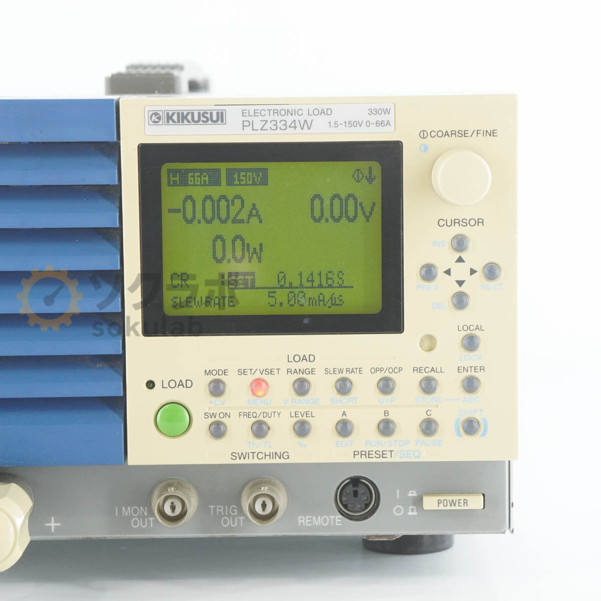 KIKUSUI PLZ334W Electronic Load 330W 1.5-150V 0-66A [s1211064906]