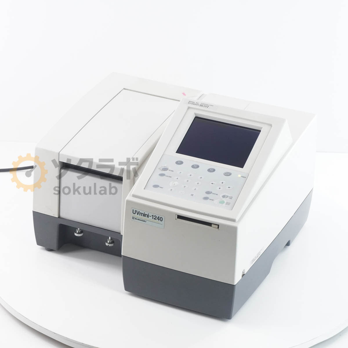 Shimadzu UVmini-1240 UV-VIS SPECTROPHOTOMETER Power Cord Instruction Manual [h1211058138]